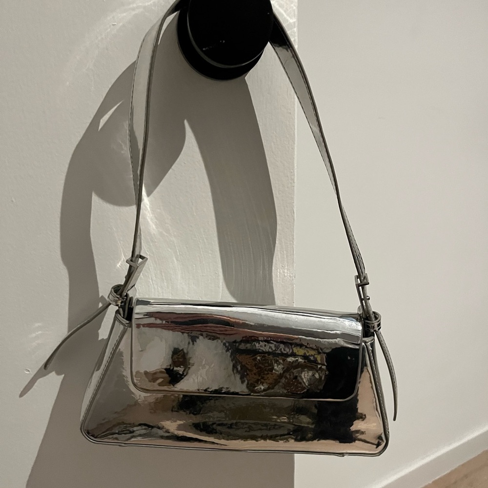 ZARA METALLIC SHOULDER BAG